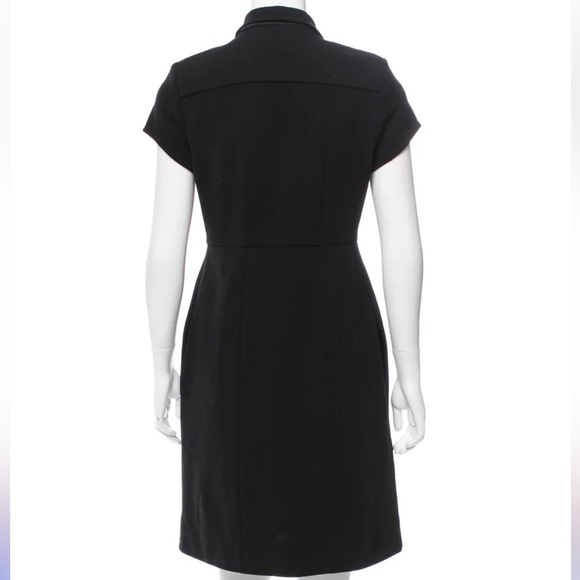 DIANE von FURSTENBERG Wool blend Bund Dress with pockets in black Size 2 - Picture 10 of 16